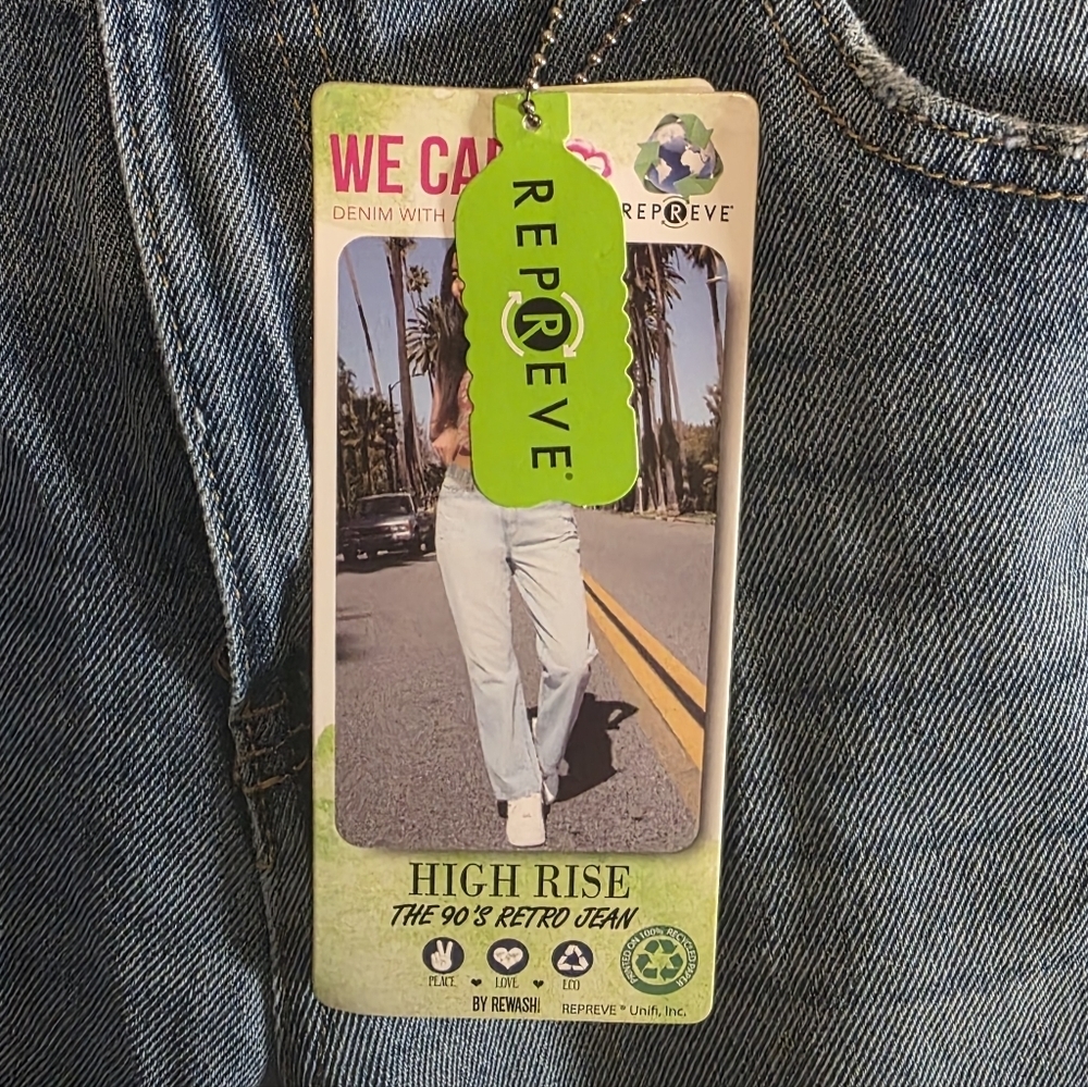 Rewash Vintage Revival High Rise 90s Retro Jeans - Picture 3 of 4